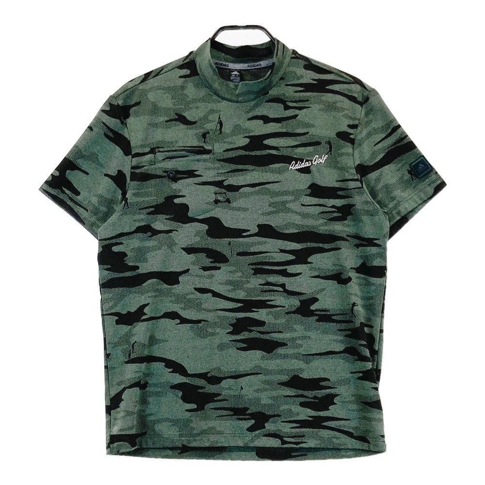 【驚きの破格値，新作登場】 サイズ：L ADIDAS GOLF アディダスゴルフ HR6847 半袖Tシャツ カモフラ 迷彩柄 グリーン系 [240101433657] ゴルフウェア メンズ ストスト シャツ