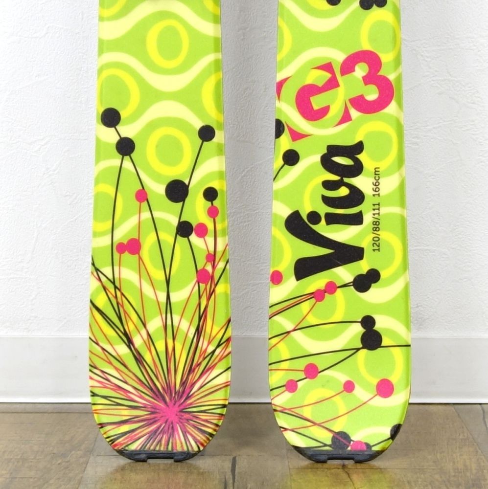 ジースリー G3 Viva 166cm ビンディング RUBY シールセット バック