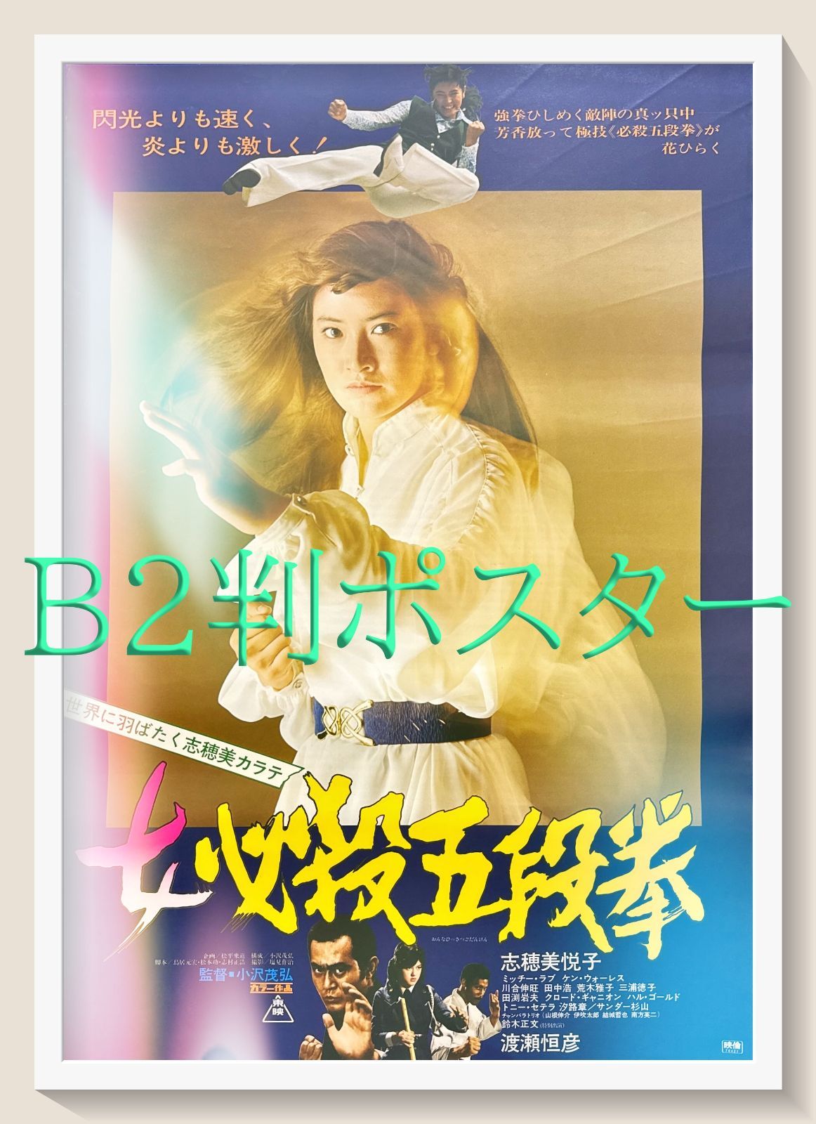 pq 女必殺五段拳 映画オリジナルB2判ポスター pq06134