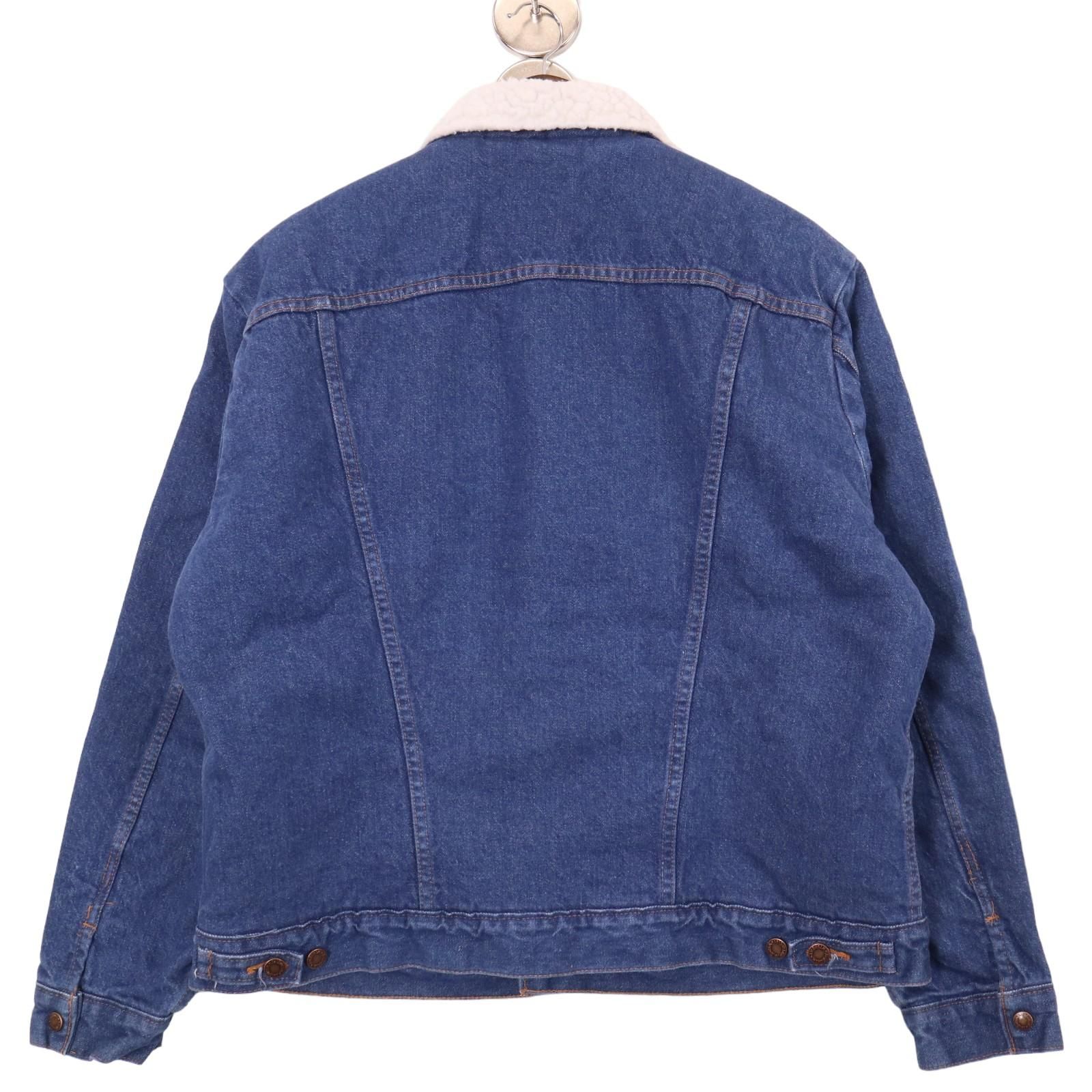 Wranglerデニムジャケット 90年代 USA製 Wrangler ラングラー ボアデニムジャケット ブルー