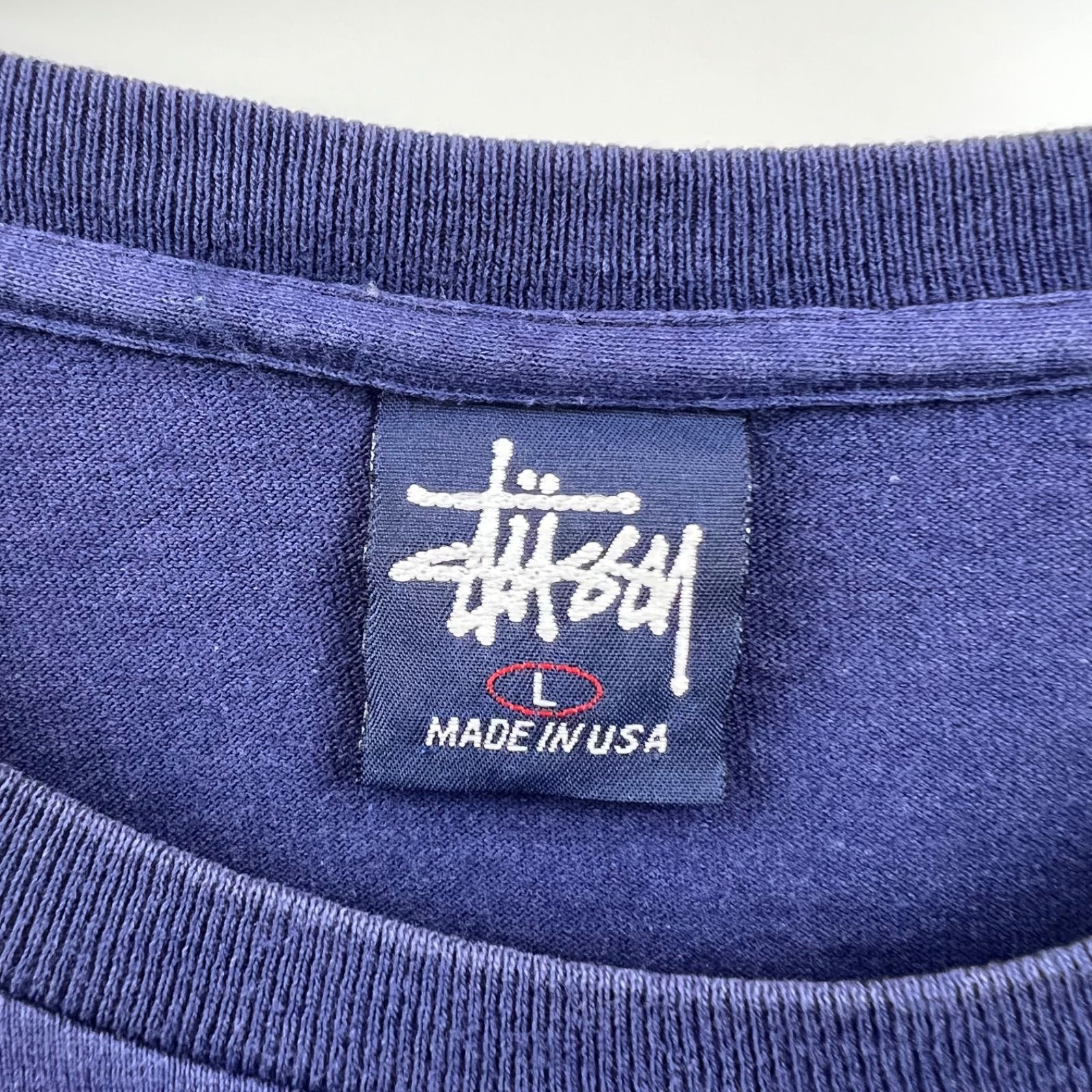 STUSSY 90s USA old graphic logo Tee L ステューシー
