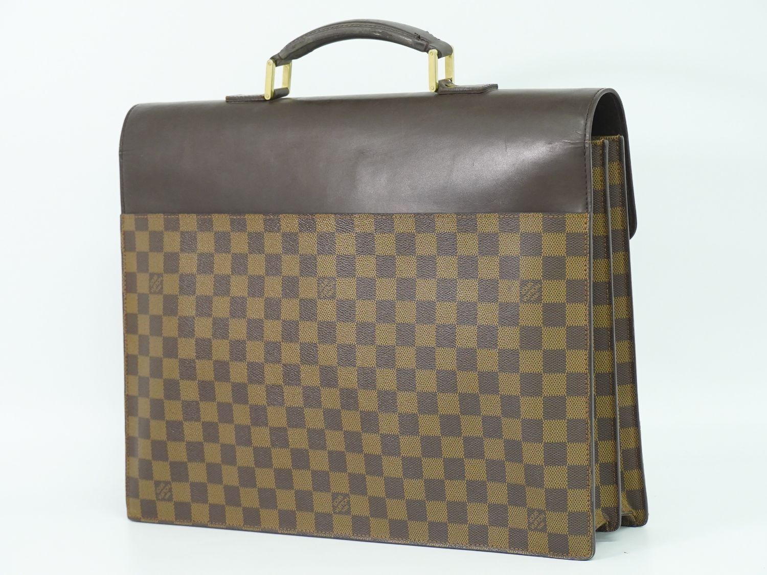 本物 ルイヴィトン LOUIS VUITTON LV アルトナ GM ダミエ エベヌ ビジネスバッグ ハンドバッグ ブラウン N53312  Altona ビトン バッグ 中古 【フォロー割】 - メルカリ