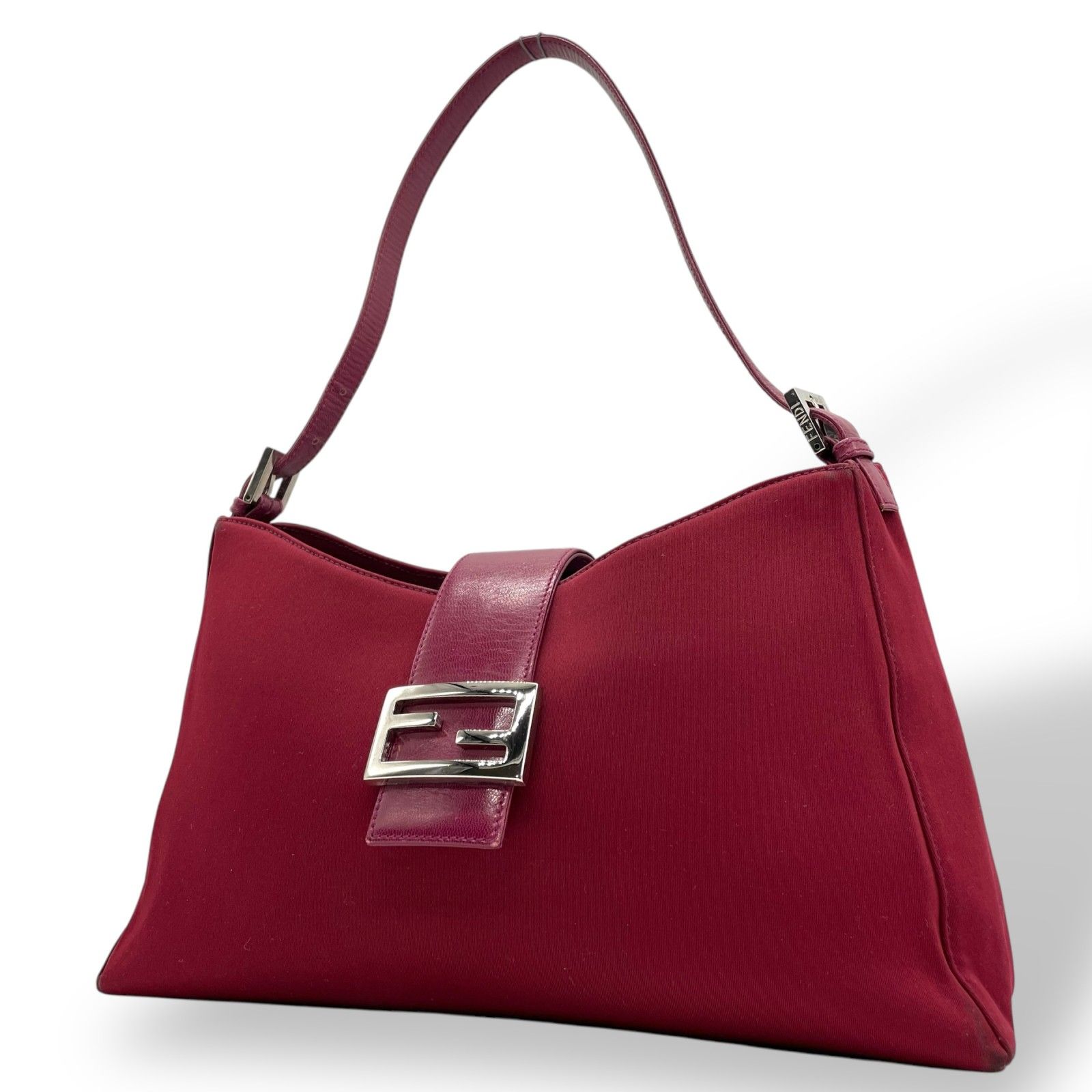 美品 FENDI フェンディ マンマバケット ワンショルダーバッグ 