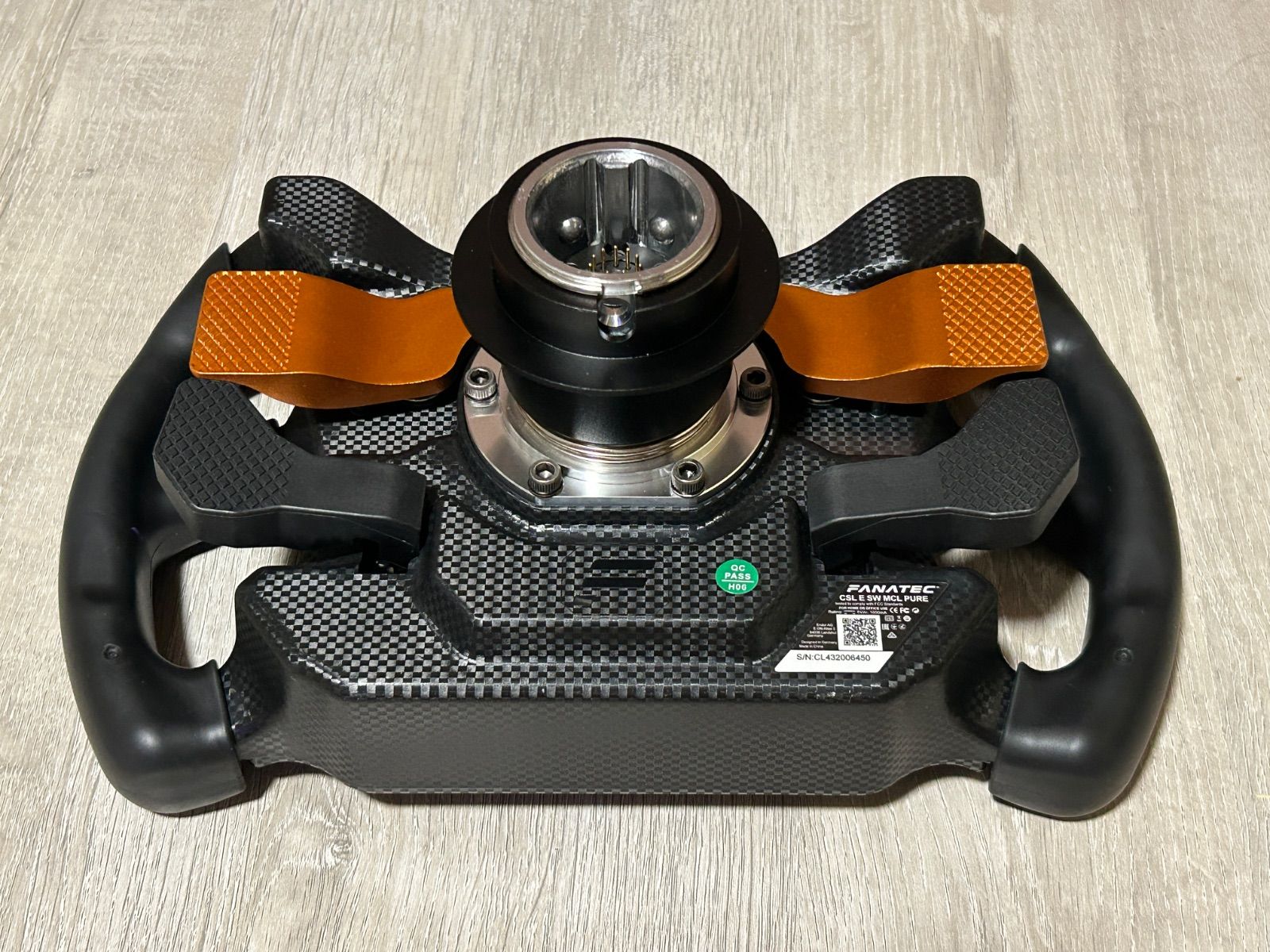 Fanatec CSL McLaren GT3 V2 中古 Fanatec CSL Elite McLaren GT3 V2 Steering Wheel -Front Bezel