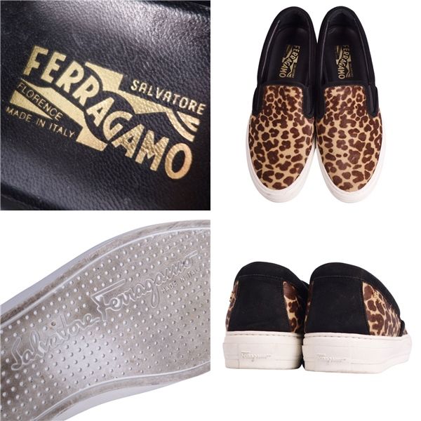 美品 サルヴァトーレ フェラガモ Salvatore Ferragamo スニー - メルカリ