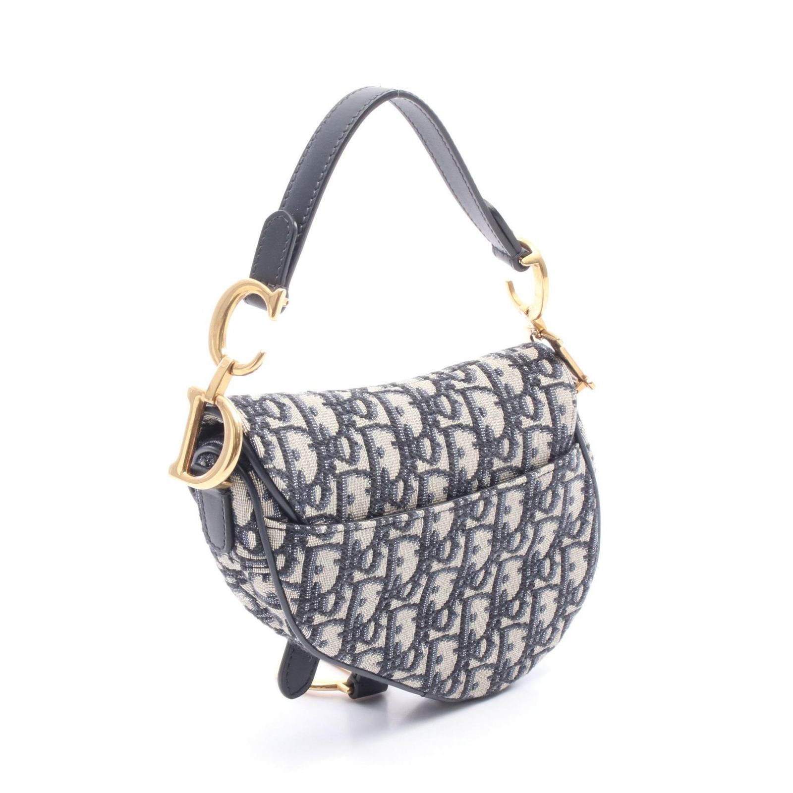 ディオール Dior ハンドバッグ サドルバッグ ミニ オブリーク