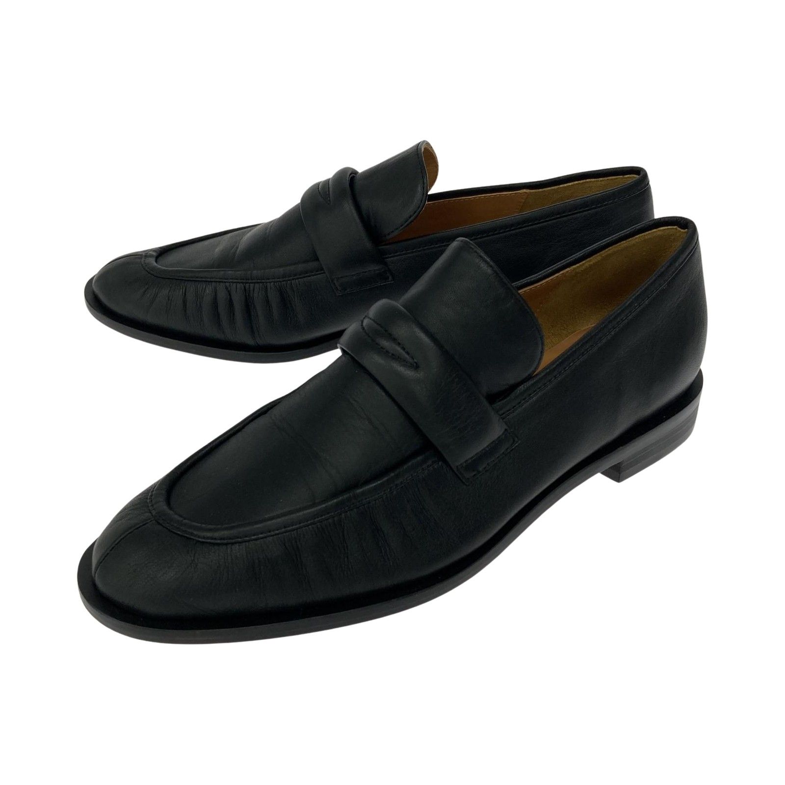 HENRI EN VARGO ヘンリエンヴァーゴローファー size35.5/ブラック 