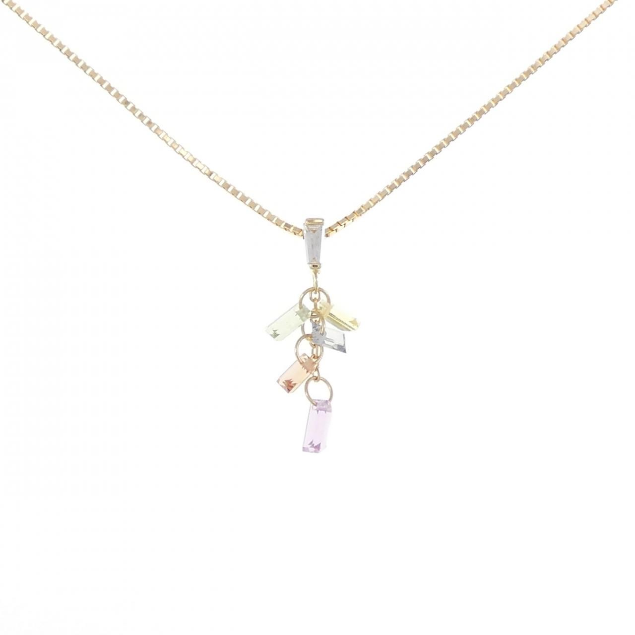 BELLESIORA ベルシオラK18 サファイア ネックレス 40cm