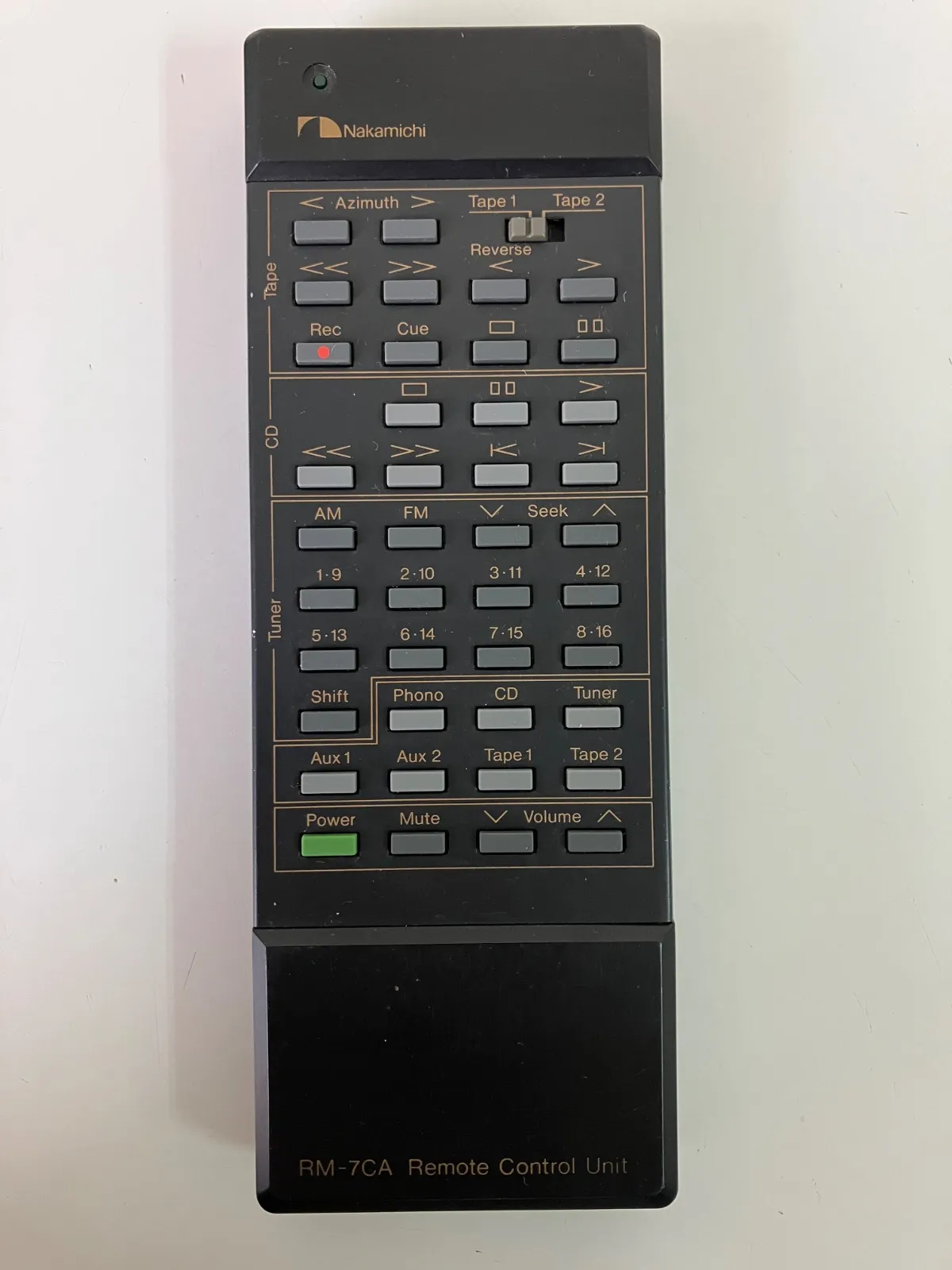 A769　Nakamichi 　ナカミチ　 Sound Space8 　リモコン A769 Nakamichi ナカミチ Sound Space8 リモコン