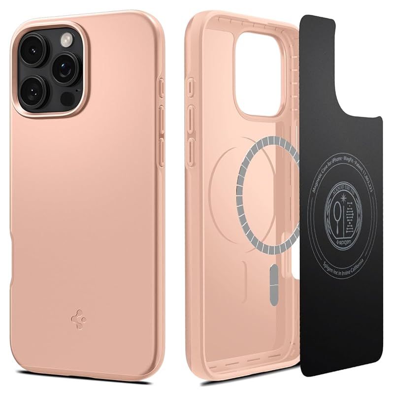 Spigen iPhone 16 Pro Max ケース MagSafe対応 マグネット搭載 米軍MIL