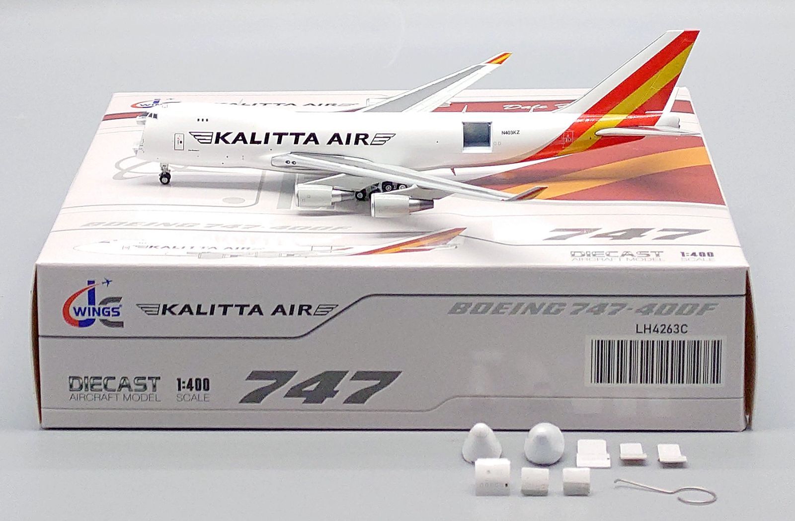 カリッタエア 747-400F N403KZ 1/400 Jcwings カリッタエア 747-400F N403KZ 1/200 LH2328C