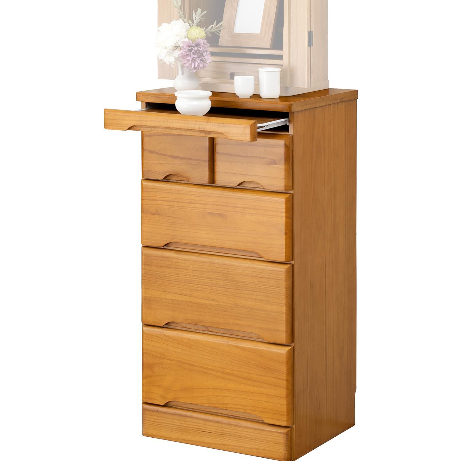 仏壇 台 チェスト 収納 モダン 完成品 天然木 幅46 奥行39 高さ70 仏壇 台 チェスト 仏具 収納 モダン 天然木 幅46 奥行39 高さ70