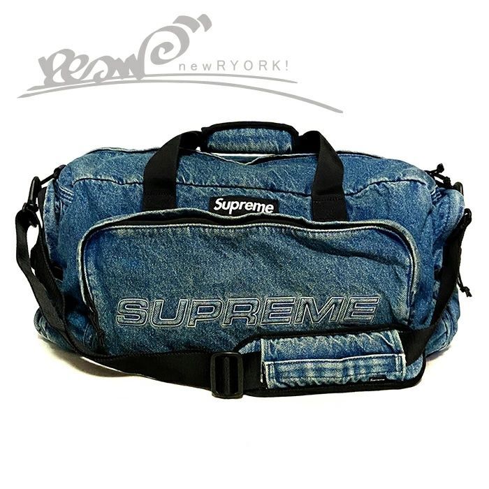 送料無料 メンズ ダッフルバッグ ウォッシュドインディゴ Supreme シュプリーム Denim Duffle Bag FW25B2 シュプリームデニムダッフルバッグ se1410r