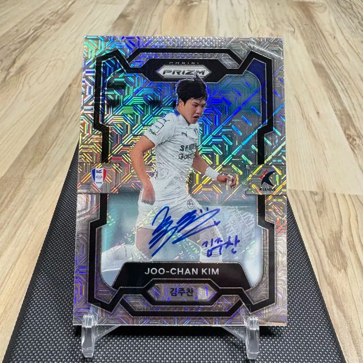 K リーグ プリズム 水原三星ブルーウィングス キム ジュチャン 25 模造 オート カード B