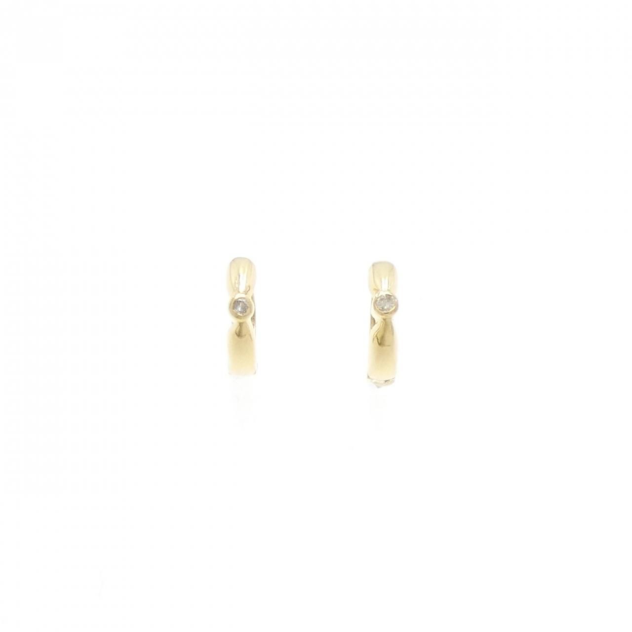 K18YG ダイヤモンド イヤリング 0.04CT