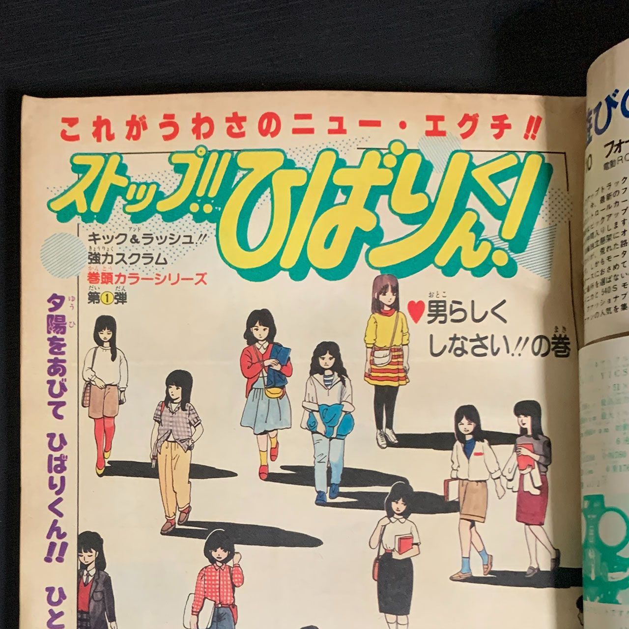 アラレちゃん 表紙 •少年ジャンプ1981年 48号 アラレちゃん 表紙 •少年