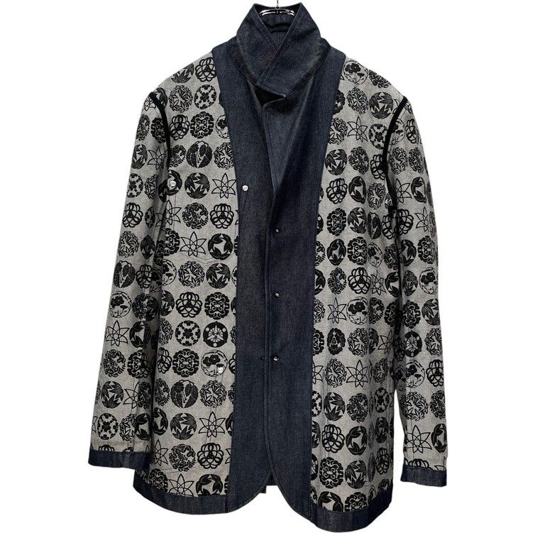 COMME des GARÇONS SHIRT 家紋デニムジャケット COMME des GARCONS SHIRT 裏地家紋プリントリバーシブルデニム