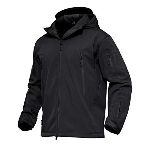 人気商品]ブラック_2XL [MAGCOMSEN] アウトドアジャケット メンズ 登山