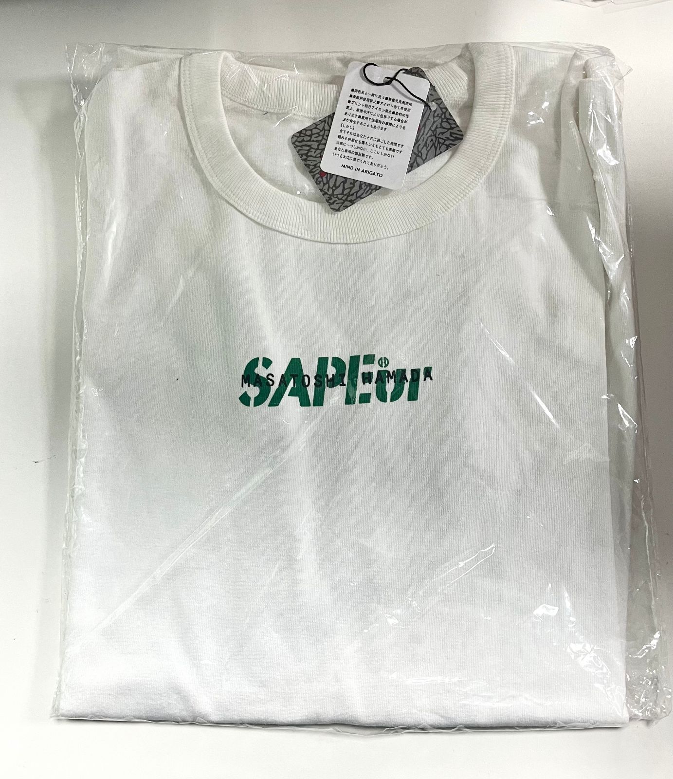 サプール SAPEur 浜田雅功 Tシャツ グリーン コラボレーション 未開封 サプール SAPEur 浜田雅功 Tシャツ グリーン コラボレーション