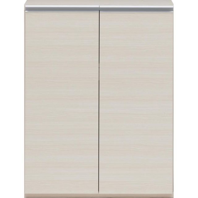 靴箱 下駄箱 幅75cm 高さ96cm 全扉 ホワイトウッド シューズボックス シューズラック 靴入れ 玄関 収納 キャビネット 棚 収納庫 完成品