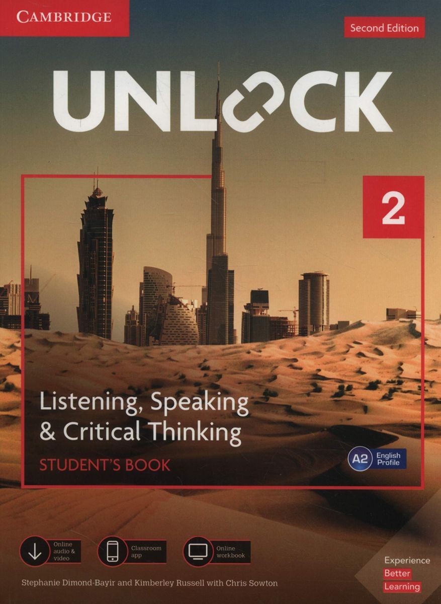 Unlock Level 2 Listening Speaking & Critical Thinking Student's Book Mob App and Online Workbook w/ Downloadable Audio and Video