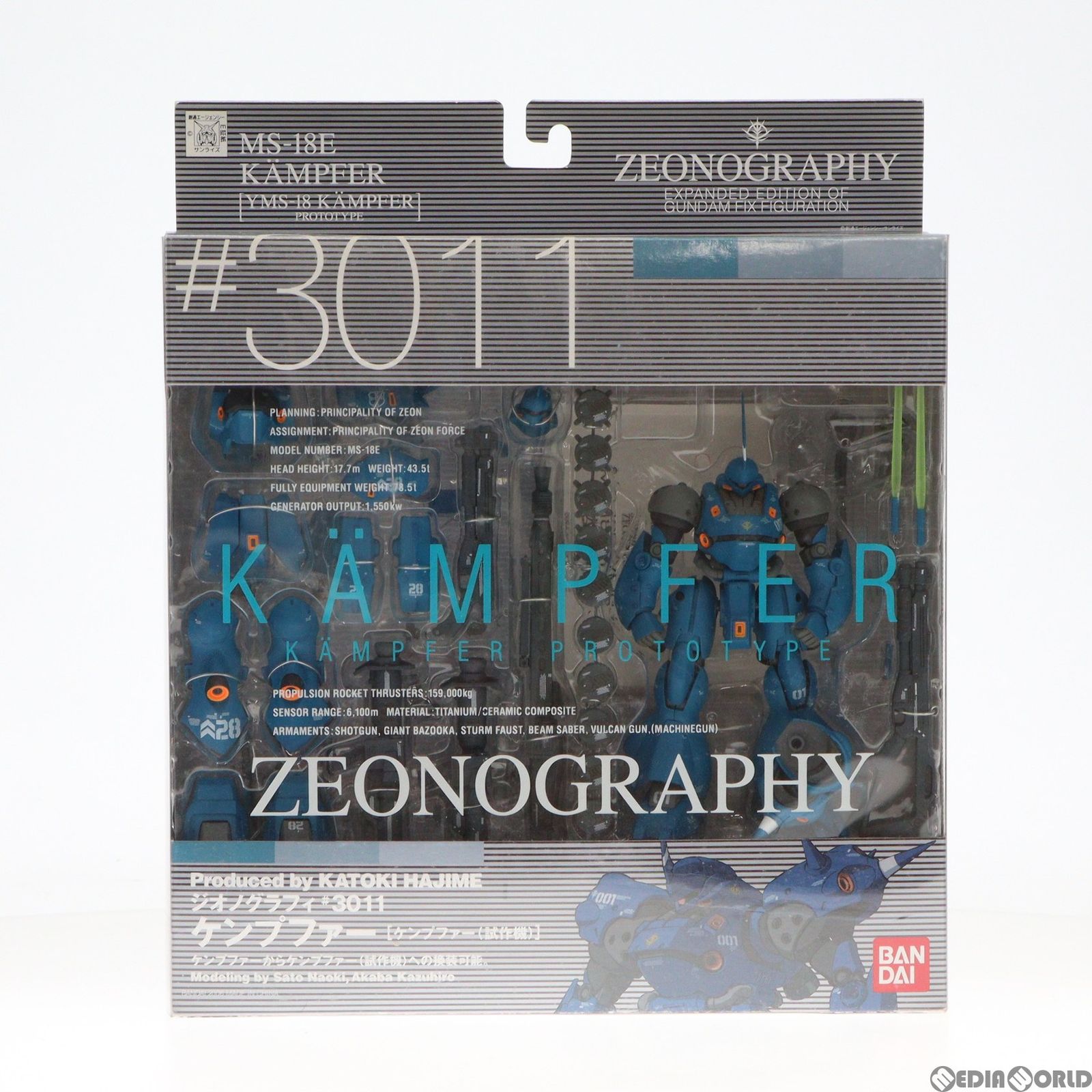 BANDAI - ZEONOGRAPHY(ジオノグラフィー) #3011 ケンプファー 機動戦士ガンダム0080 ポケットの中の戦争 完成品 可動フィギュア バンダイ ZEONOGRAPHY(ジオノグラフィー) #3011 ケンプファー 機動戦士