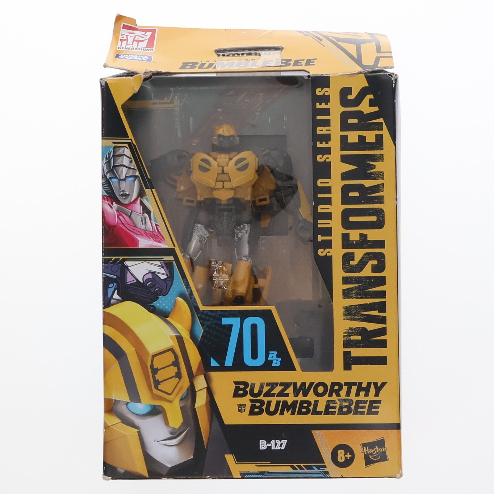 DELUXE - トランスフォーマー バズワージーバンブルビー 70BB B-127 デラックスクラス 完成トイ ハズブロ Transformers Buzzworthy Bumblebee Studio Series B-127 Toy