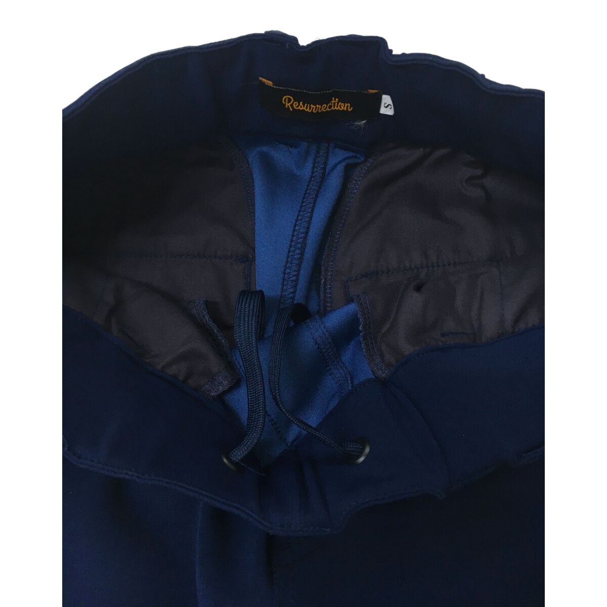 coco 中古 レザレクション Resurrection レディース パンツ S 紺 ネイビー ダンボール素材 ストレッチ 中古 レディース レザレクション Resurrection パンツ S 紺