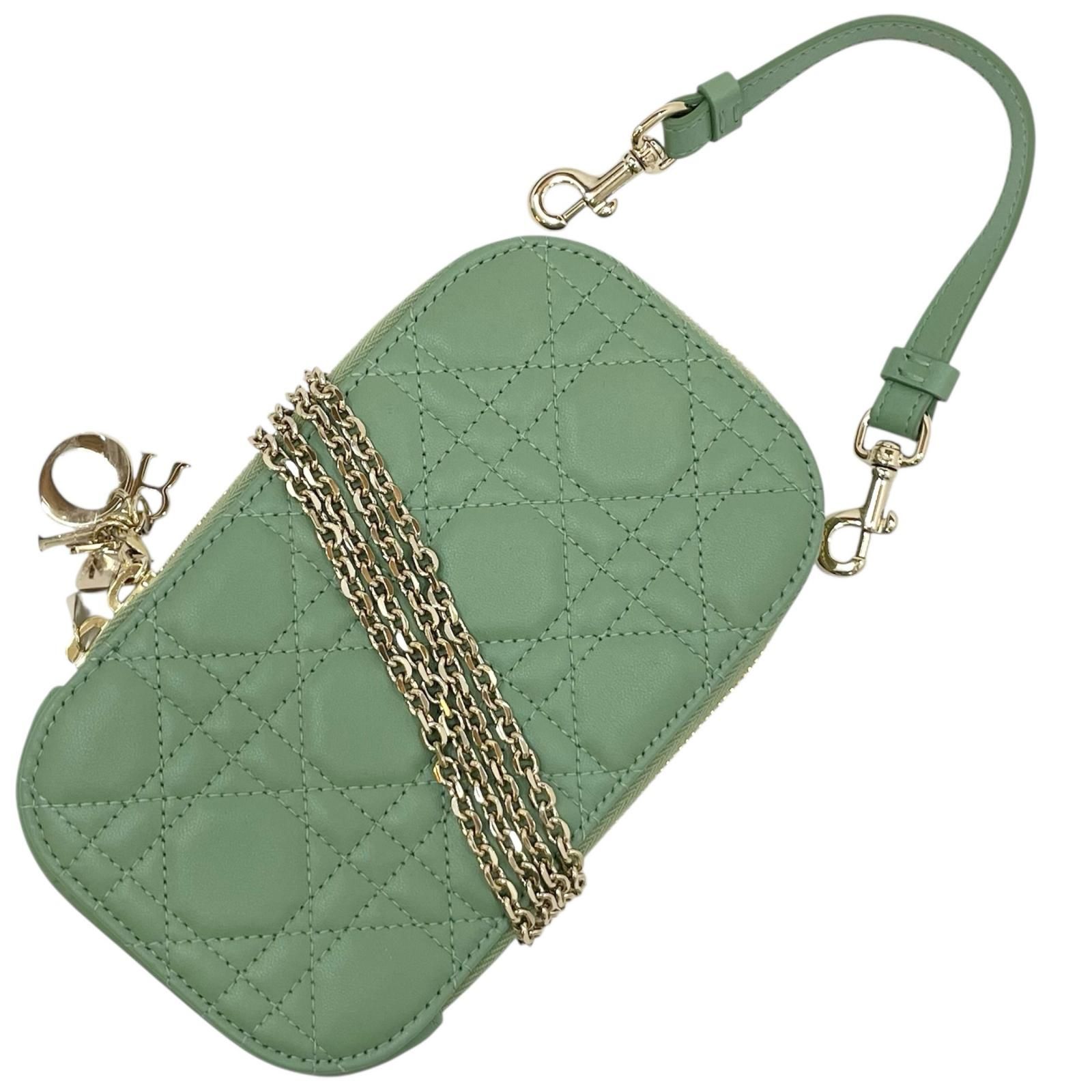 Dior | ディオール LADY DIOR フォンホルダー ショルダーバッグ S0872ONMJ グリーン 尾張小牧店