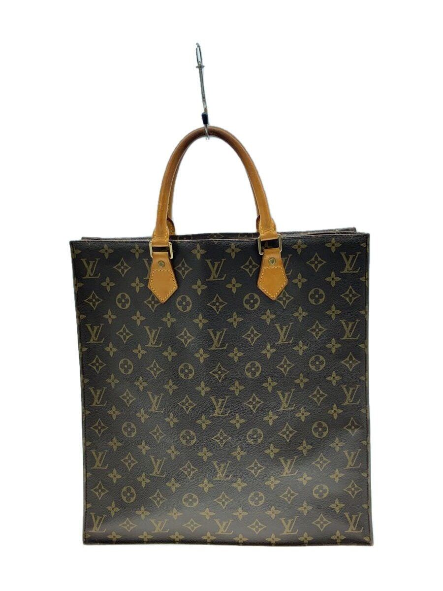 LOUIS VUITTON 1)サック・プラ_モノグラム・キャンバス_BRW PVC ブラウン - メルカリ