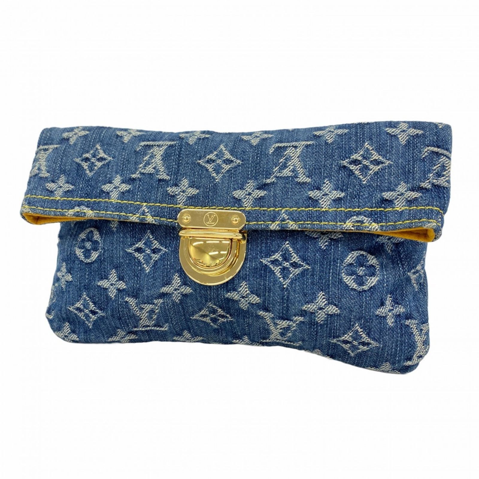 LOUIS VUITTON ポーチ モノグラム デニム ポシェット・プラット M95007