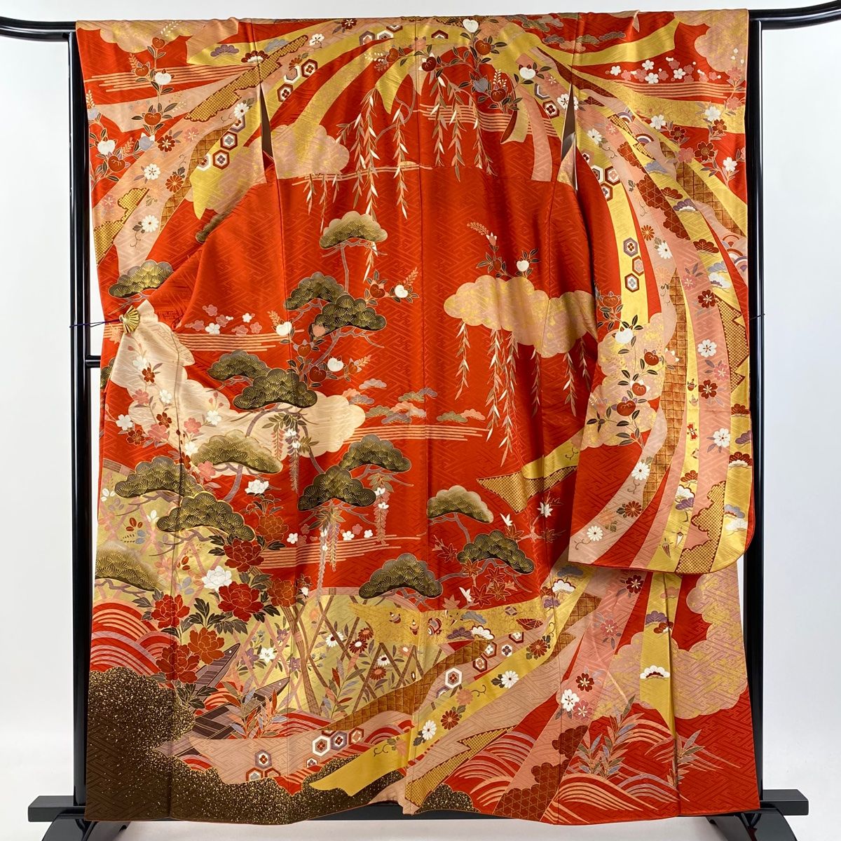 振袖 身丈159cm 裄丈65cm M 袷 袋帯フルセット ますいわ屋 笠松