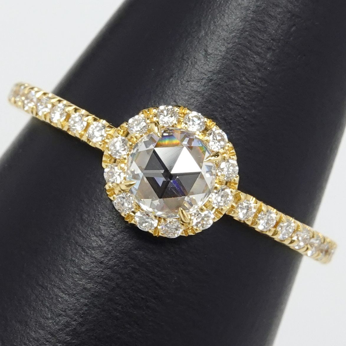 AHKAH　ローズカット　ダイヤ　K18リング AHKAH アーカー ヴィヴィアンローズ リング K18 ダイヤモンド0.30ct