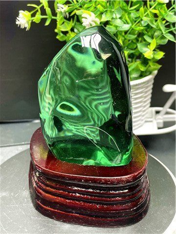 1600g超綺麗★雪花オブシディアン原石B84Z3/147Z25A 約:258mm 超綺麗☆雪花オブシディアン六角柱B86Z2/107Z04A