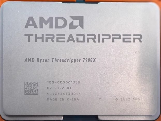 AMD Ryzen Threadripper 7980X 64C 3.2GHz 5.1GHz 256MB 350W