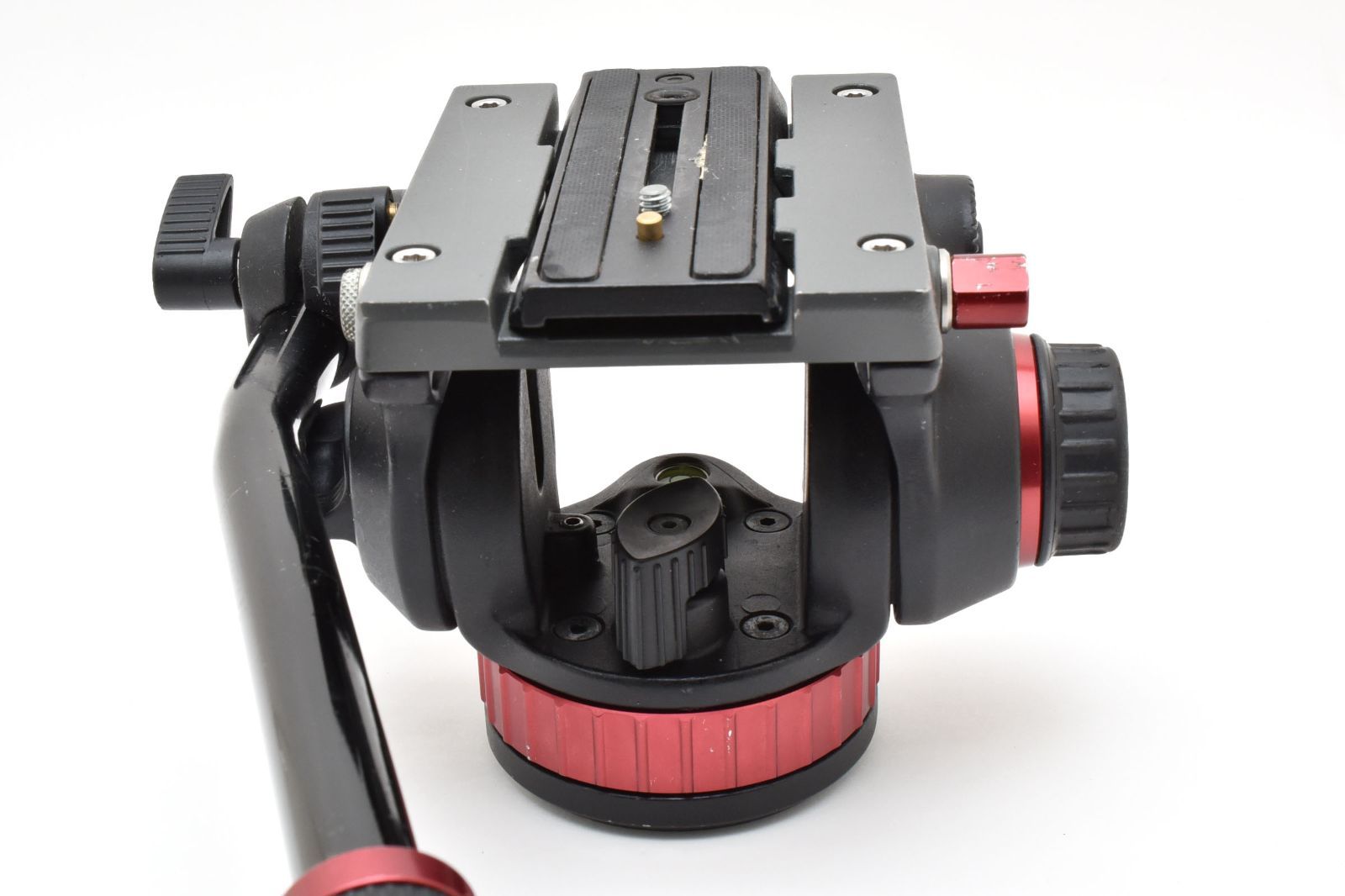 Manfrotto 2 WAY雲台 プロフルードビデオ雲台 フラットベース アルミニウム製 LL 66 5585