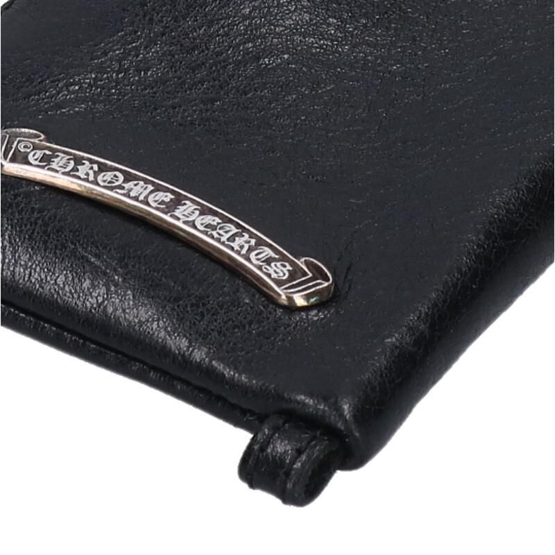 クロムハーツ TINY ZIP/タイニージップ クロスパッチレザーダガー  