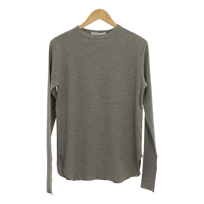 L'Appartement RIB LONGSLEEVE T-SHIRT グレー L'Appartement RIB LONGSLEEVE T-SHIRTグレー RIB LONGSLEEVE T-SHIRT