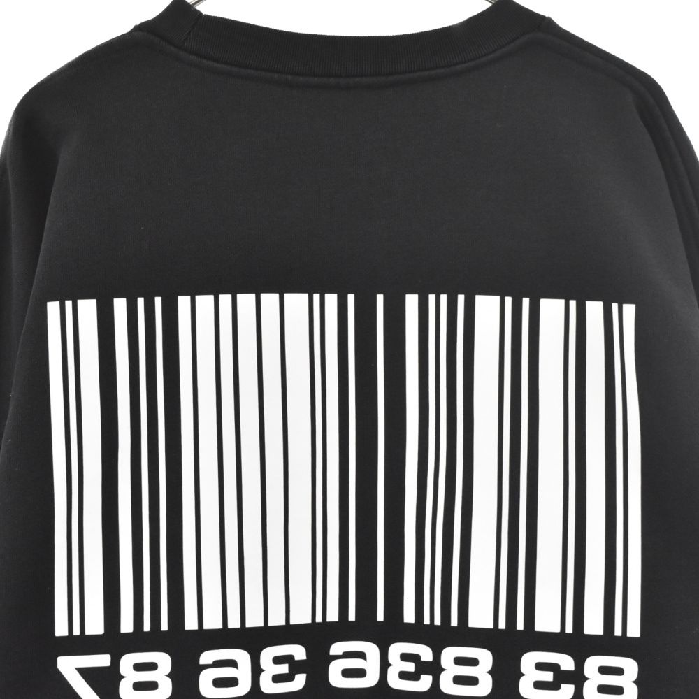 VTMNTS (ブイティーエムエヌティーエス) BIG BARCODE SWEATSHIRT バー