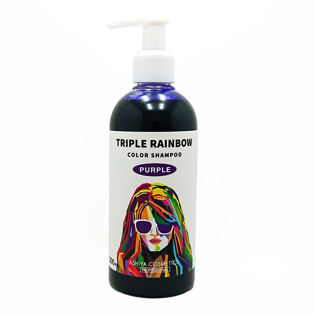 6セット トリプルレインボー シャンプー パープル 300mL