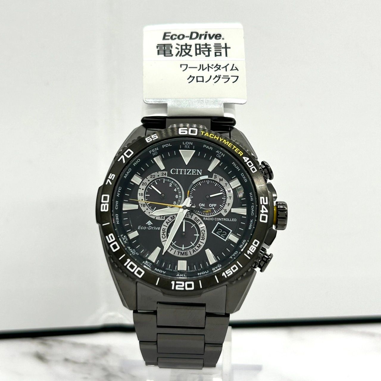 CITIZEN エコドライブ クロノグラフ E660-R013700 CITIZEN エコドライブ クロノグラフ E660-R013700 - 時計新 モデル
