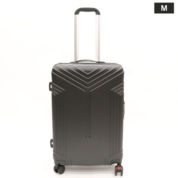 HIRO キャリーケース ブラック USD06 Fタイプ Mサイズ 約63L ABS樹脂製