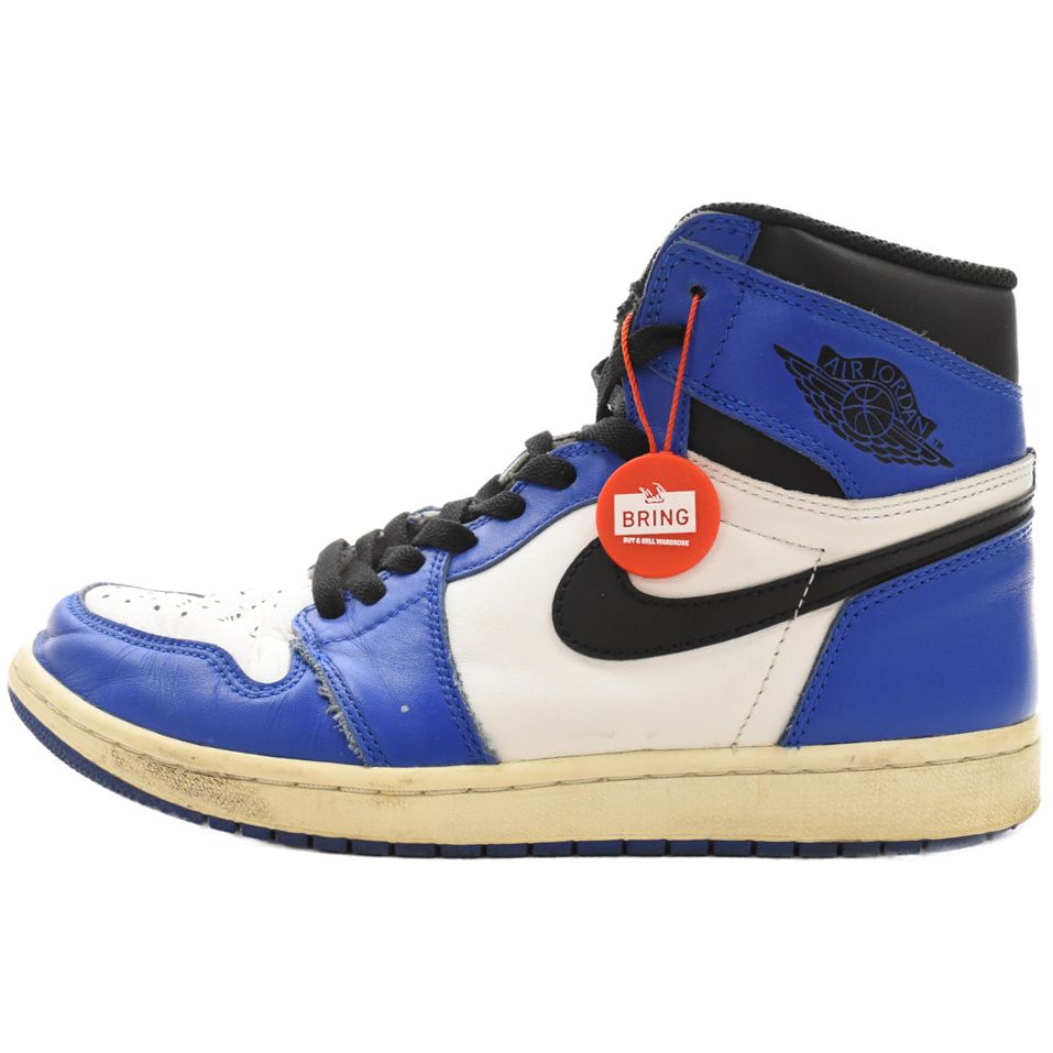 NIKE (ナイキ) AIR JORDAN 1 RETRO HIGH OG GAME ROYAL エアジョーダン1 ゲームロイヤル  ハイカットスニーカー ブルー/ホワイト US9.5/27.5cm 555088-403 - メルカリ