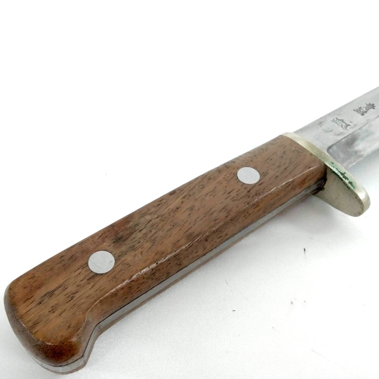 気軽な 青紙 ハンティングナイフ 猪刻印 狩猟 狩猟刀 サバイバルナイフ レザーケース付き 愛