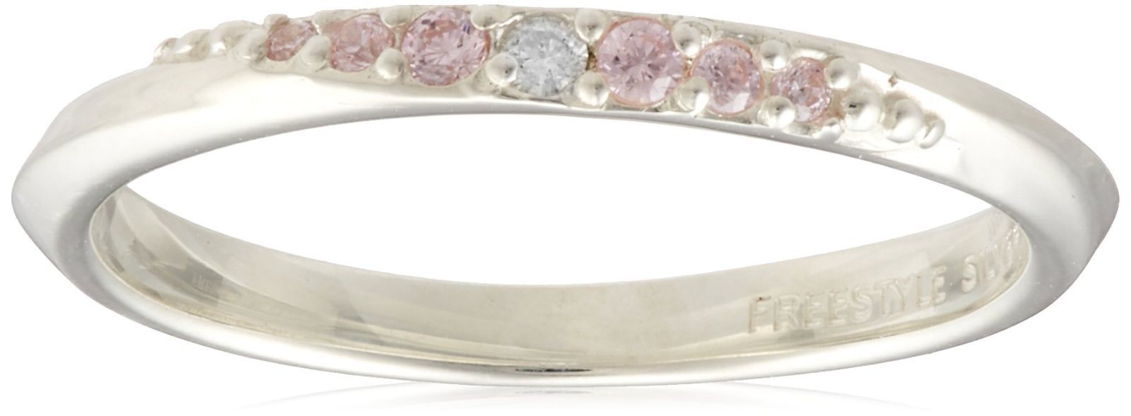 人気商品 ダイヤモンド-ピンクジルコニア STYLE シルバーリング FSR922-L フリースタイル 日本サイズ7号