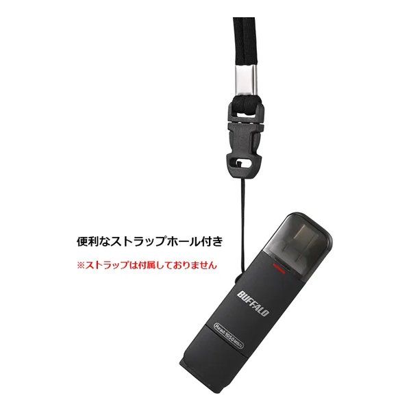 BUFFALO バッファロー USB 3.2 Gen2 Type-C Type-A両対応 スティック型SSD 高速タイプ ブラック 1TB SSD-SDH1.0U3BA D 2659250 CHRISTIANNAURATH_COM_BR