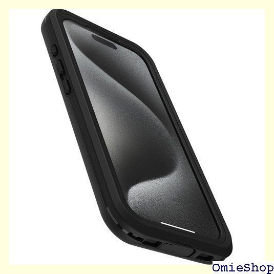 OtterBox iPhone 15 Pro LifeProof FRE 防水 防塵 防雪 耐衝撃 ケース MagSafe対応 Black 98