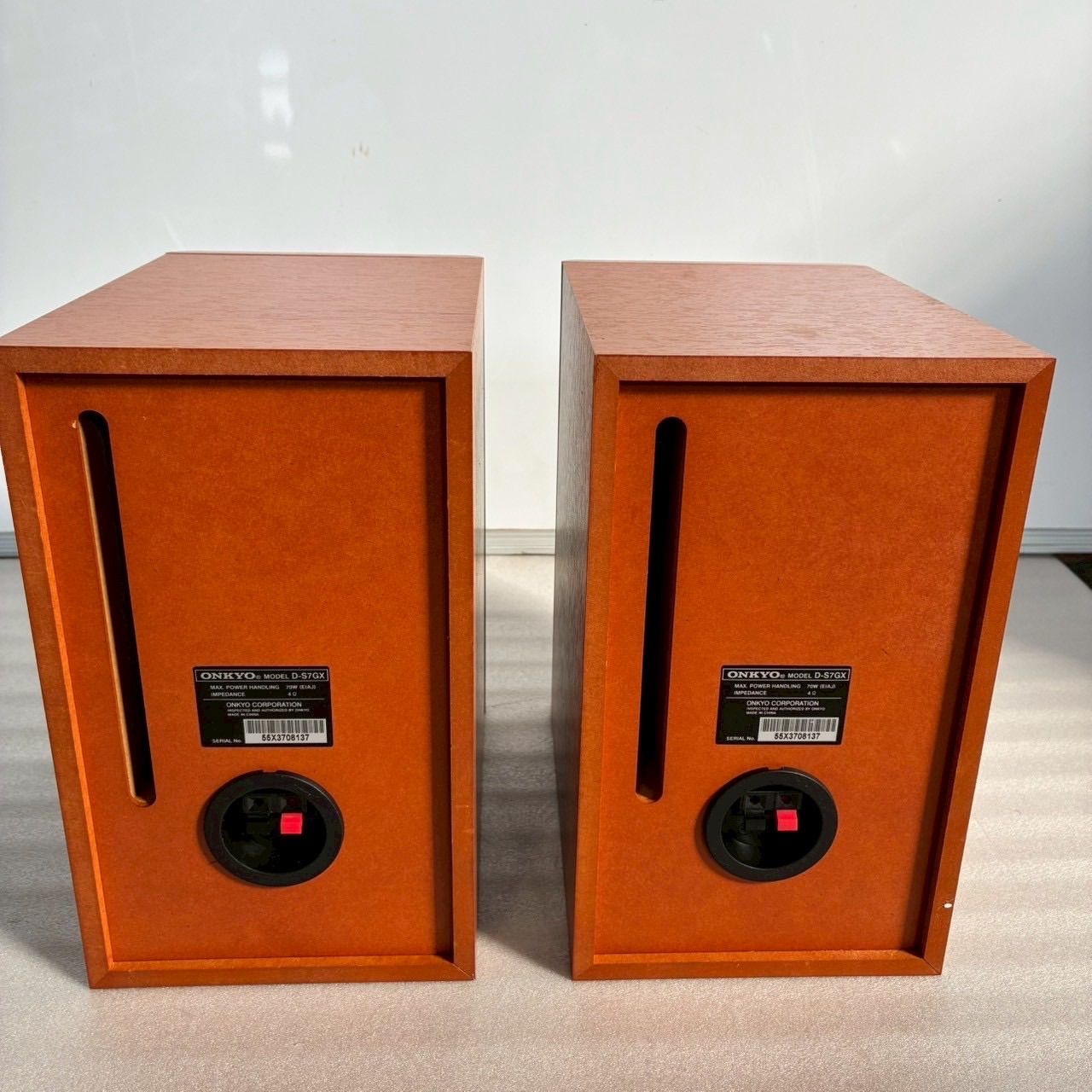 未使用 デッドストック ONKYO オンキョー D-S7GX 木製 スピーカー Amazon.co.jp: ONKYO オンキョー D-S7GX スピーカーシステム
