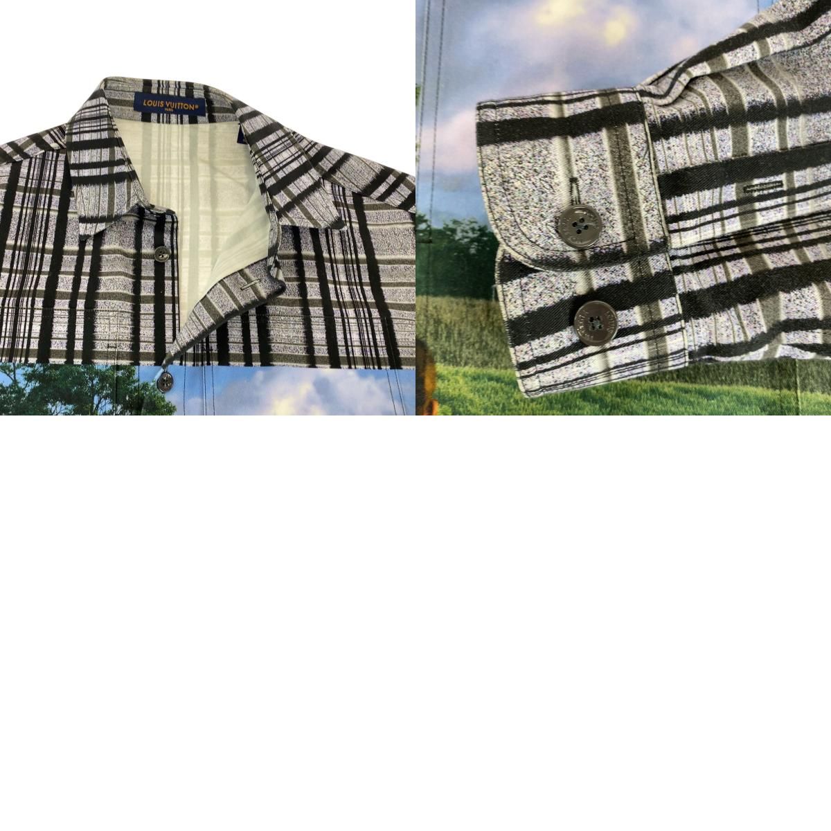 美品 LOUIS VUITTON ルイヴィトン 23AW プリンテッドコットンオーバー