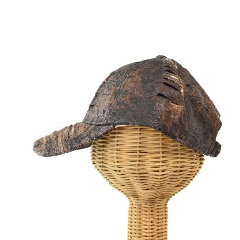 関込】ACNE STUDIOS アクネ◆ディストレストモノグラムキャップ アクネ ストゥディオズ Acne Studios ディストレストモノグラム